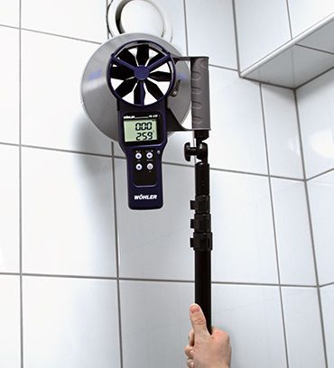 Lüftungsanlage einregulieren