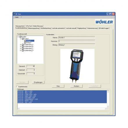 PC-Software Wöhler DC 4 line